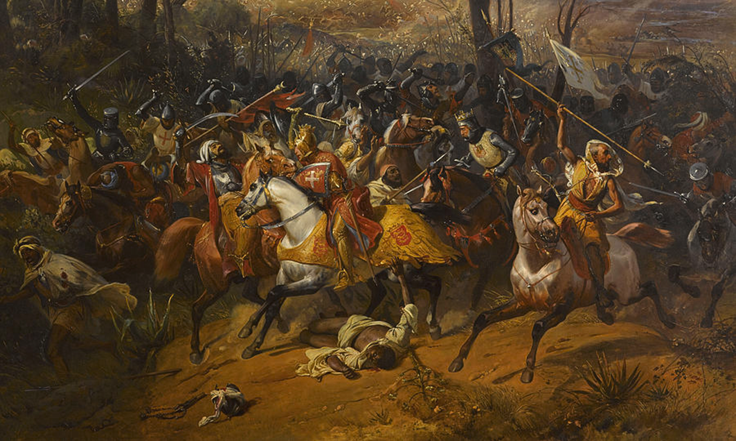 Éloi Firmin Féronによる、第三次十字軍を描いた絵画